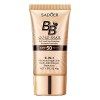 BB crème avec FPS 50,Gold Snail Crème Solaire BB Crème SPF 50+ Bloc Solaire - Isolation de fond de teint imperméable à leau,