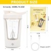 YushengTai Shaker électrique à protéines - 450 ml - Shaker électrique pour poudre de potéine, café et milkshake - Tasse porta