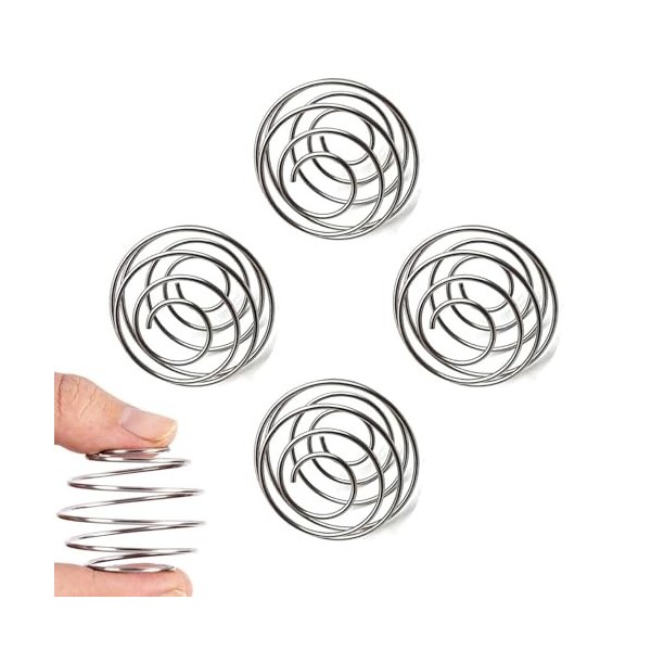 Lot de 4 shakers en acier inoxydable - Pour boissons mélangées aux protéines - En acier inoxydable