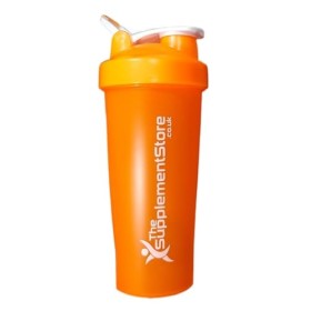 The Supplement Store Shaker à protéines – Sans BPA, 600 ml avec boule mélangeuse, durable et durable pour boissons protéinées