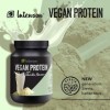 Intenson Poudre de protéine végane saveur : vanille [600 g], Poudre de protéine végétale pois et chanvre