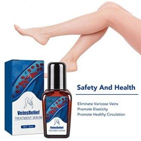 2pcs crème varices, sérums de traitement de soulagement des veines sérums de traitement des veines daraignée apaisant réduir