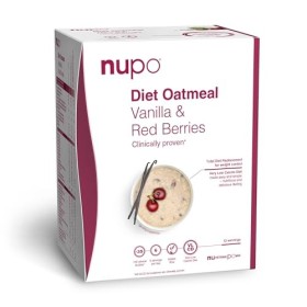 NUPO Diet Oatmeal Vanille et baies rouges – Repas de régime premium pour la gestion du poids I Substitut de repas complet pou