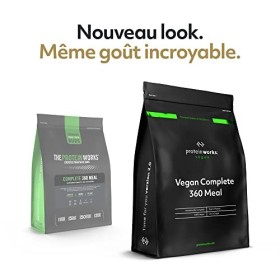 THE PROTEIN WORKS Repas Complet 360 Vegan | Banane Onctueuse | Nutritionnellement équilibré | 100% vegan | Repas rapide et ab