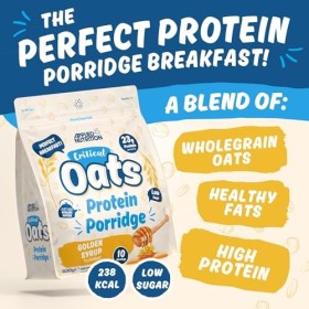 Applied Nutrition Critical Oats Porridge Protéiné, Protéine de Whey, Protéines de Lactosérum en Poudre avec Avoine Complète, 