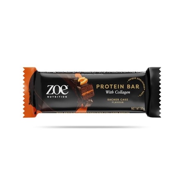 zoe Nutrition Sacher Cake Lot de 20 barres protéinées de 50 g 20 barres protéinées x 50 g 