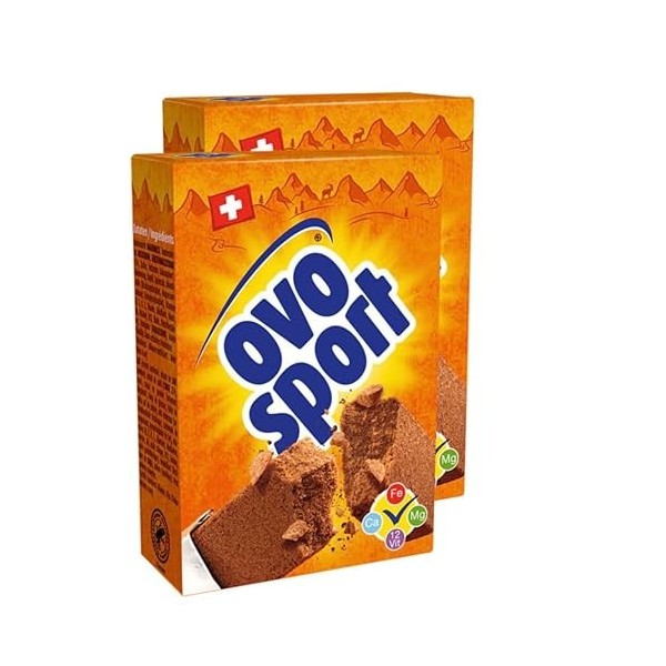 Ovomaltine Ovo Sport 2x60g - Barre de poudre à base de malt