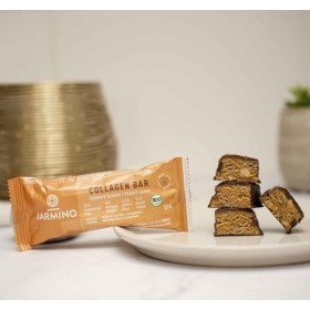 Barre de collagène | High Protein Bar Peanut Chocolate 12x55g - Barre High Protein Low Sugar + sans huile de palme Cacahuète