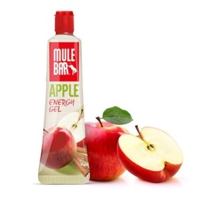 MULEBAR - Boite De 24 Gels Energétiques - Pomme - Vitamice C - Antioxydant - Système Immunitaire - 2EN1 - Gel Pur Ou Dilué - 