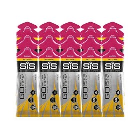 Science In Sport GO Lot de 15 gels énergétiques isotoniques, gels de course avec 22 g de glucides, faible sucre, saveur ceris