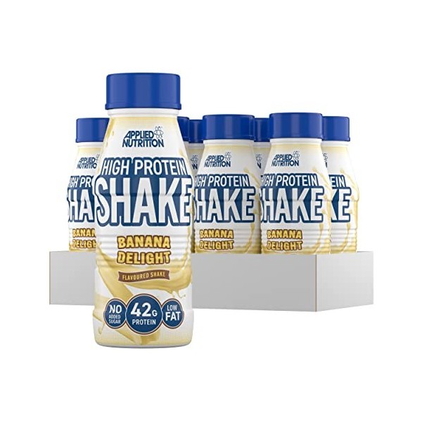 Applied Nutrition Rtd High Protein Shake Banana Delight 500Ml X 8