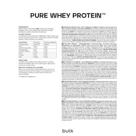 Bulk Protéine Whey en Poudre, Saveur lait aux céréales et à la cannelle, 1 kg, 33 Portions