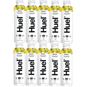 10 x 500 ml - Boisson végétalienne aux bananes et fruits - Smoothie naturel - Vitamines minérales - Faible teneur en sucre - 