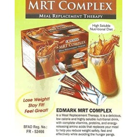 EDMARK MRT Complex, Substitut de Repas Chocolat, 28 Sachets de 20g, Formule Minceur avec L-carnitine et Protéines