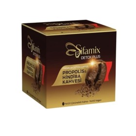 Café détox végétalien de qualité supérieure - Chicorée et propolis - Détox diététique - Favorise la perte de poids - Sain et 