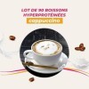 Boisson hyperprotéinée saveur cappuccino - Lot économique de 90 sachets à reconstituer - Boisson minceur pour la perte de poi