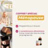 Régime hyperprotéiné sur 42 jours spécial Ménopause - Perte de poids jusquà 10 kilos - Pack de 99 produits + 1 shaker + 1 gu