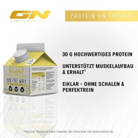 GN Laboratories Protein on the Way 6 x 300 ml Vanilla - Practical Lactose Celebration Egg Clear Protein Drink - Ideal for M