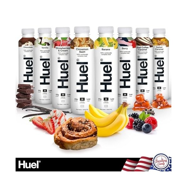 Huel Lot de 8 variétés prêtes à boire