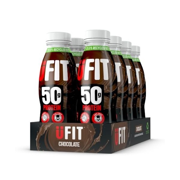 UFIT High Protein Milkshake Chocolate 8x500ml