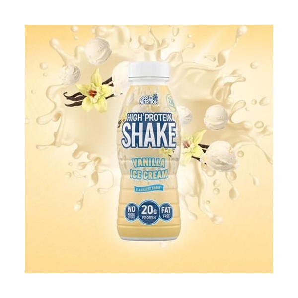 Applied Nutrition Rtd High Protein Shake Vanilla Ice Cream 330Ml X 8