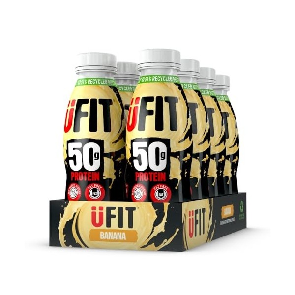 UFIT High Protein Milkshake Banana 8x500ml