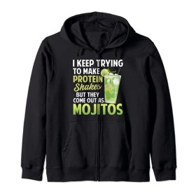 Protéine Shake Mojito! Cadeau dexercice Sweat à Capuche