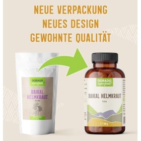 Baikal Scutellaria baicalensis Georgis Poudre de racine de scutellaria baicalensis 100 g sans additifs Dorado Superfoods®