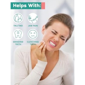 Zaybuon TMJ Relief Products Jaw, TMJ Relief Massager, vibration et chauffage, design ergonomique à plusieurs aiguilles TMJ, o