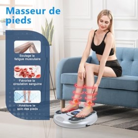 Auxoliev masseurs électriques pour les pieds，appareil circulation sanguine jambes，Massage des pieds avec télécommande，Apparei