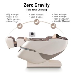 ROTAI 4D Fauteuil de Massage Complet du Corps Fauteuil de Massage à gravité zéro pour Massage
