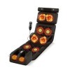 Tapis de massage complet du corps, coussin de massage relaxant musculaire avec airbag à la taille, coussin de massage chauffa
