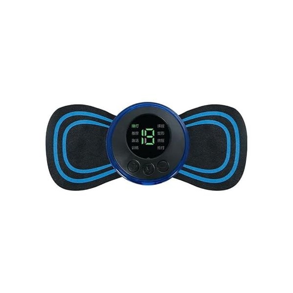 Électrique Masseur dépaule Cervical, 8 Modes et 19 Forces Mini Masseur Cervical avec Affichage Numérique et Télécommande, po