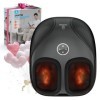 COMFIER Appareil de massage des pieds avec chaleur, Cadeaux pour femmes, hommes, Shiatsu Massage des pieds, compression roula
