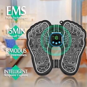 YUCEN Masseur Électrique Pied, EMS Masseur de Pieds