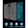 EMS Massage des Pieds, Masseur de Pieds électrique Pliable et Portable avec 8 Modes et 19 Intensités pour la Circulation Sang