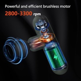 Pistolet de Massage Musculaire, Mini Massage Gun, Masseurs électriques Portables, Masseur de Muscle Profonds, 4 Têtes en Sili