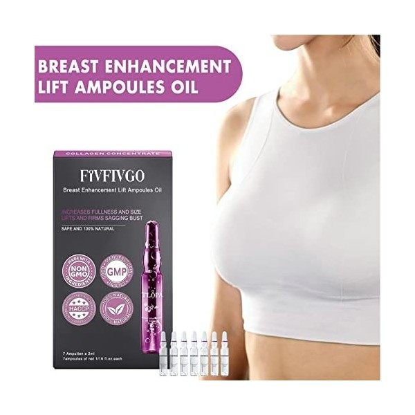 Hearthxy Augmentation Mammaire | dhuile Essentielle repulpante pour Les Seins - Les Plus Gros Seins Absorbent Plus Rapidemen