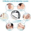 Masseur Cervical, Massage Cou Portable avec Thérapie thermique à 42°C, 6 Modes de dImpulsion 9 Intensités Accueil Masseur po