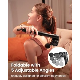 Pistolet de Massage Musculaire Napre Appareil de Massage Masseur de Muscle Profonds,32 Vitesses Dos Massage Gun Pour Soulager