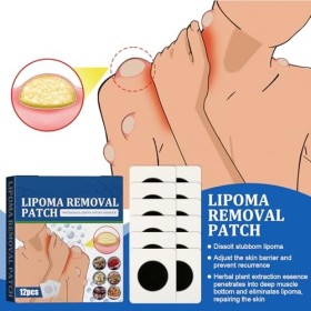 Lot de 12 pansements de soulagement au lipome pour le corps - LumpFree Lipome - Favorise la circulation sanguine - Pansements