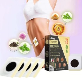 28 Patchs Amincissants au Venin DAbeille, Patch Minceur Venin Abeille, Patch de Drainage Lymphatique, Patch Amincissant au V