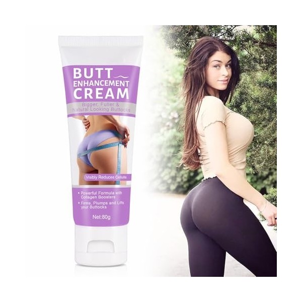 Eazerom 08 Crème Hanche,80g Crème dAmélioration des Fesses,Crème De Levage Des Fesses,Crème Raffermissante Hanche Crème Anti