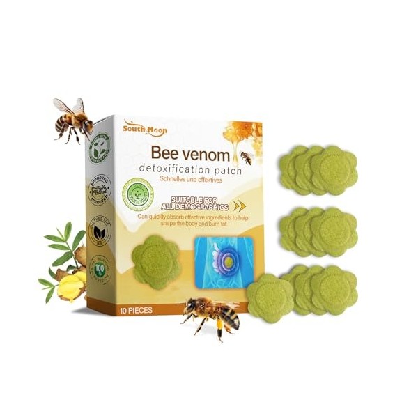 Bee Ve_nom Pansements de drainage lymphatique en forme de fleur Drainage lymphatique Pansements minceur Pansements amincissan