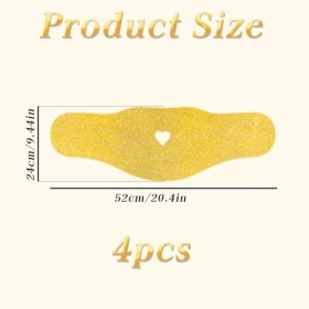 Lot De 4 Pansements Raffermissants De Taille, Pansements De Taille Anti-Rides, Pansements De Soin Du Corps, Pansements De Raf