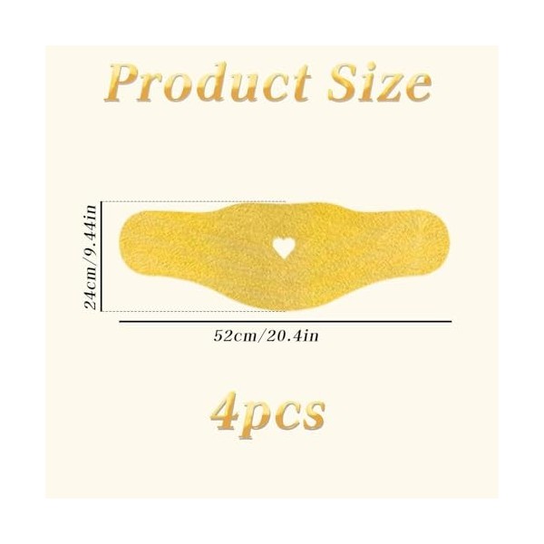 Lot De 4 Pansements Raffermissants De Taille, Pansements De Taille Anti-Rides, Pansements De Soin Du Corps, Pansements De Raf