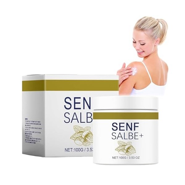 Pommade à la moutarde contre la cellulite - Crème raffermissante pour le corps - Pommade à la moutarde extrême - Soin hydrata