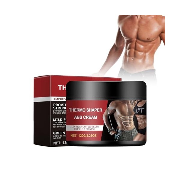 Abdominaux Creme,Crème Musculaire Raffermissante,Crème Brûlante De Graisse,Crème Pour Les Muscles Abdominaux Pour Serrer Les