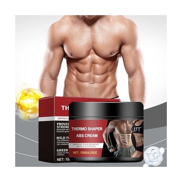 Abdominaux Creme,Crème Musculaire Raffermissante,Crème Brûlante De Graisse,Crème Pour Les Muscles Abdominaux Pour Serrer Les