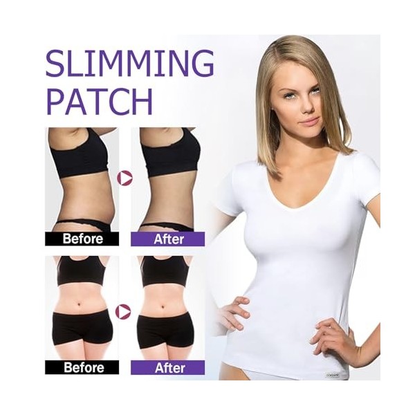 Patch Minceur,Fat Burning Navel Sticker Detox Slimming Patch,Patch De Ventre Amincissant,Patch Élimine Le Abdominal,Slimming